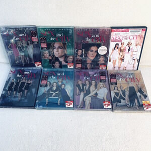 8 DVDs Sex and the City Seasons 1-6 + Movie 2 Open 6 Sealed Complete SEE Pics